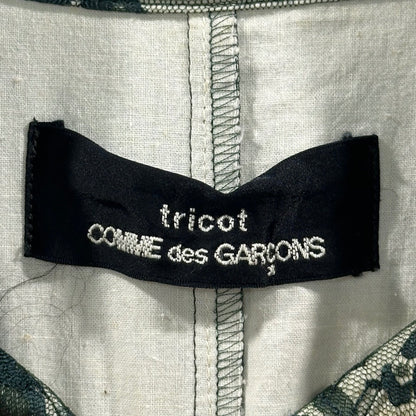 COMME des GARCONS 98SS Floral Lace S/S Shirt Green Size M