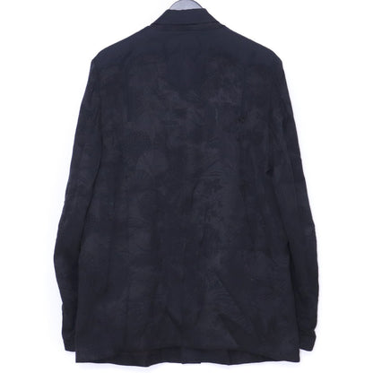 IROQUOIS Kimono Jacquard Blazer Black Jacket Size 1