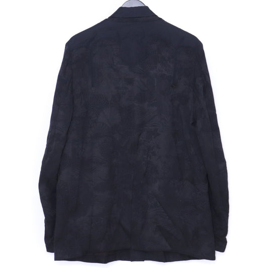 IROQUOIS Kimono Jacquard Blazer Black Jacket Size 1