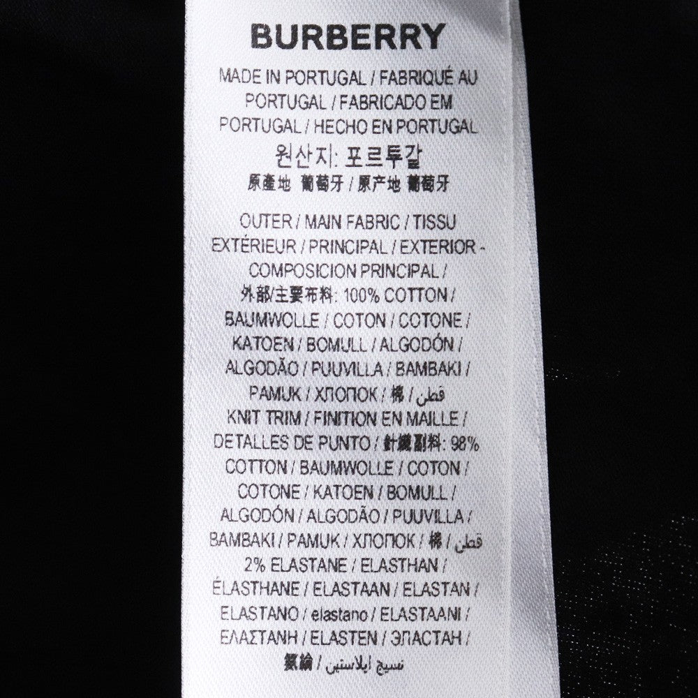 BURBERRY Elthorne Oversize T-Shirt Black Size XL