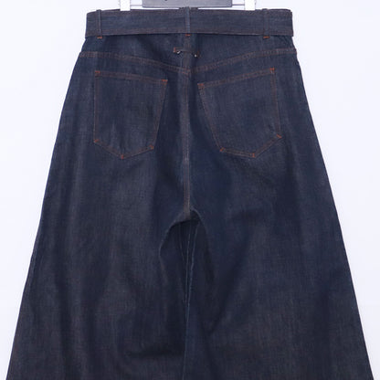 Jean Paul Gaultier Belted Super Wide Jeans Size 31
