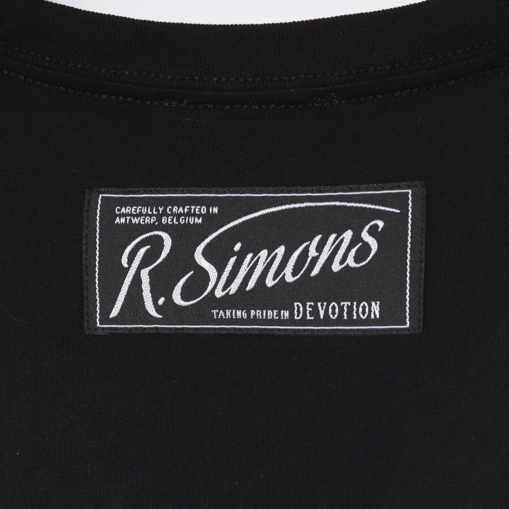 RAF SIMONS Oversized Pocket Holes T-Shirt Black Size XS