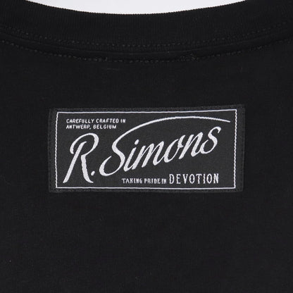 RAF SIMONS Oversized Pocket Holes T-Shirt Black Size XS