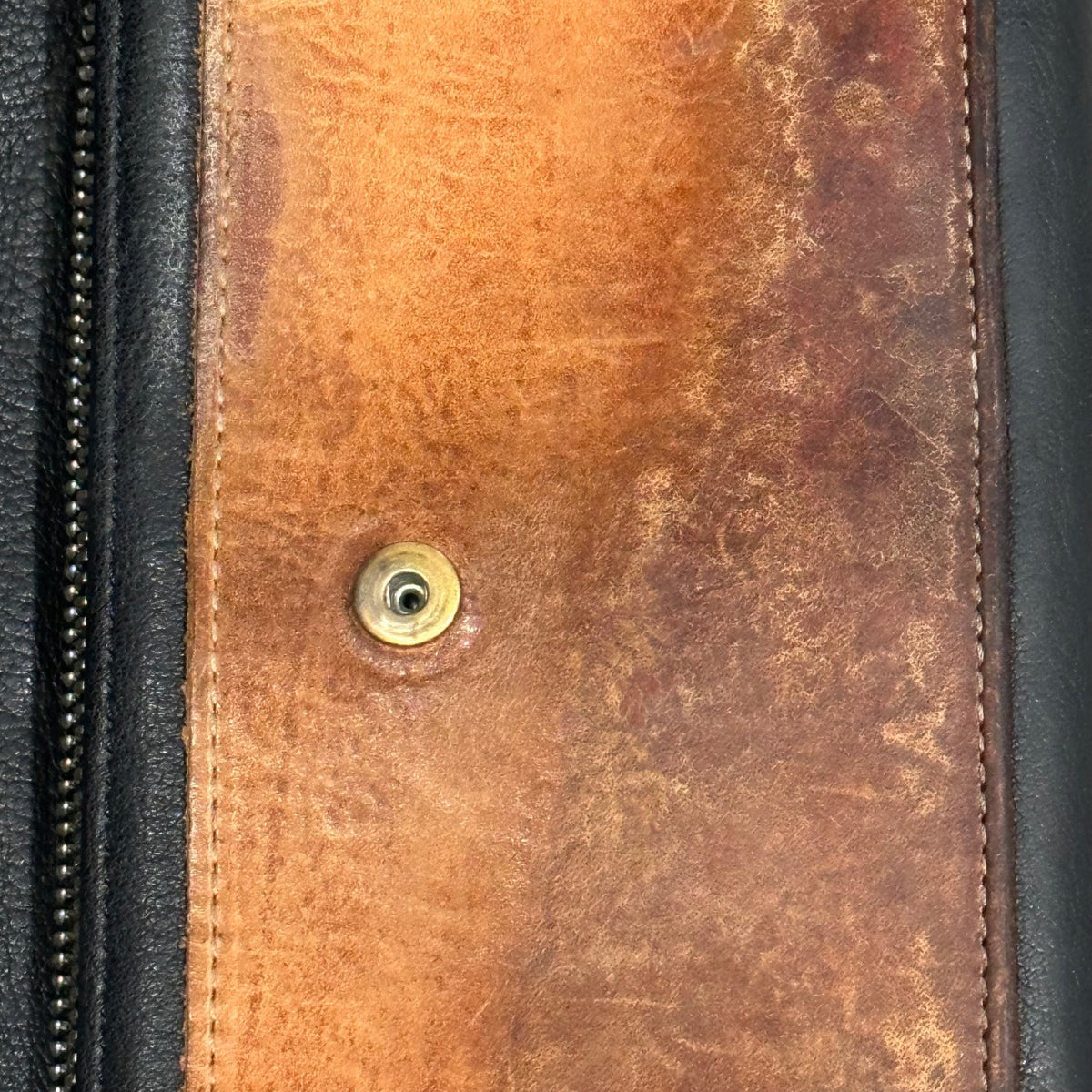 Maison Martin Margiela Leather Two-Tone Long Wallet
