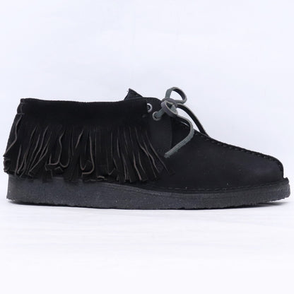 CLARKS × RECOGNIZE Fringe Desert Slip-Ons Black Size UK9