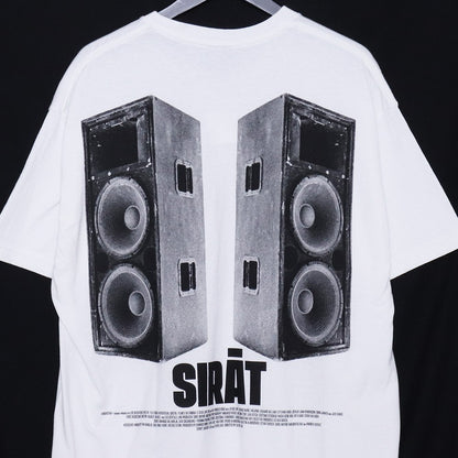 SIRĀT × GEEKS RULE Silkscreen Printing T-Shirt White Size XL