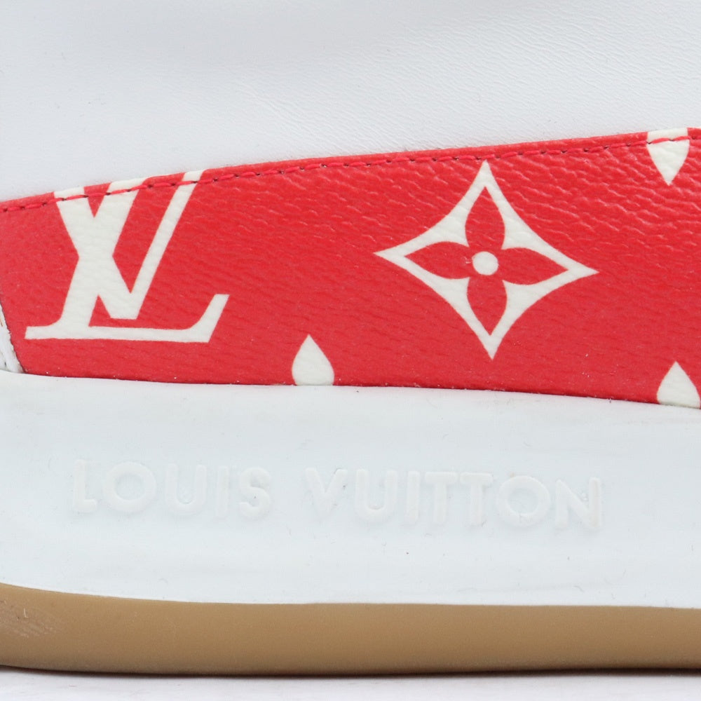 Louis Vuitton Supreme Monogram Sneakers White Size 7.5