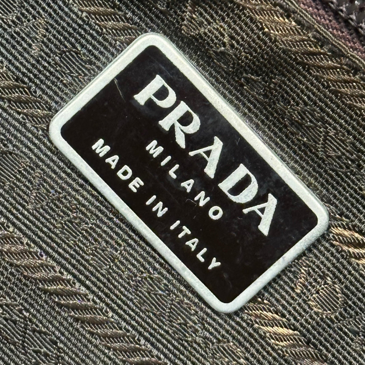 PRADA Nylon Messenger Bag Khaki