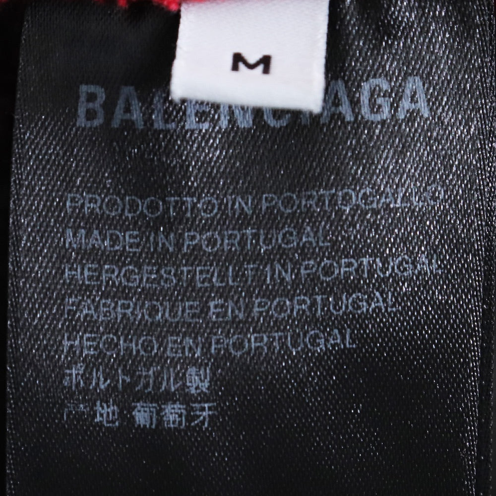 Balenciaga Multi-Color Half-Zip Kangaroo Hoodie Size M