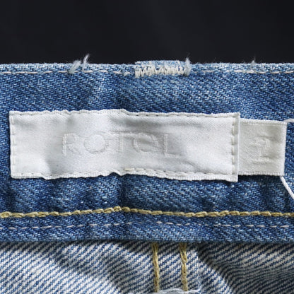 Denim Flare Boro 25SS Triple Seams 6P Denim Blue Size 2
