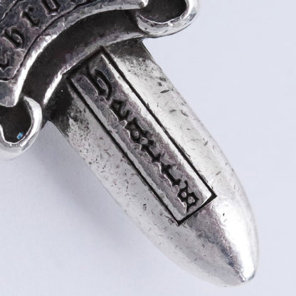 CHROME HEARTS RNG&No #5 Dagger Keyring Silver Size #5