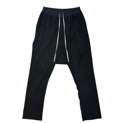Rick Owens 12AW Easy Sarouel Straight Pants Black Size 46