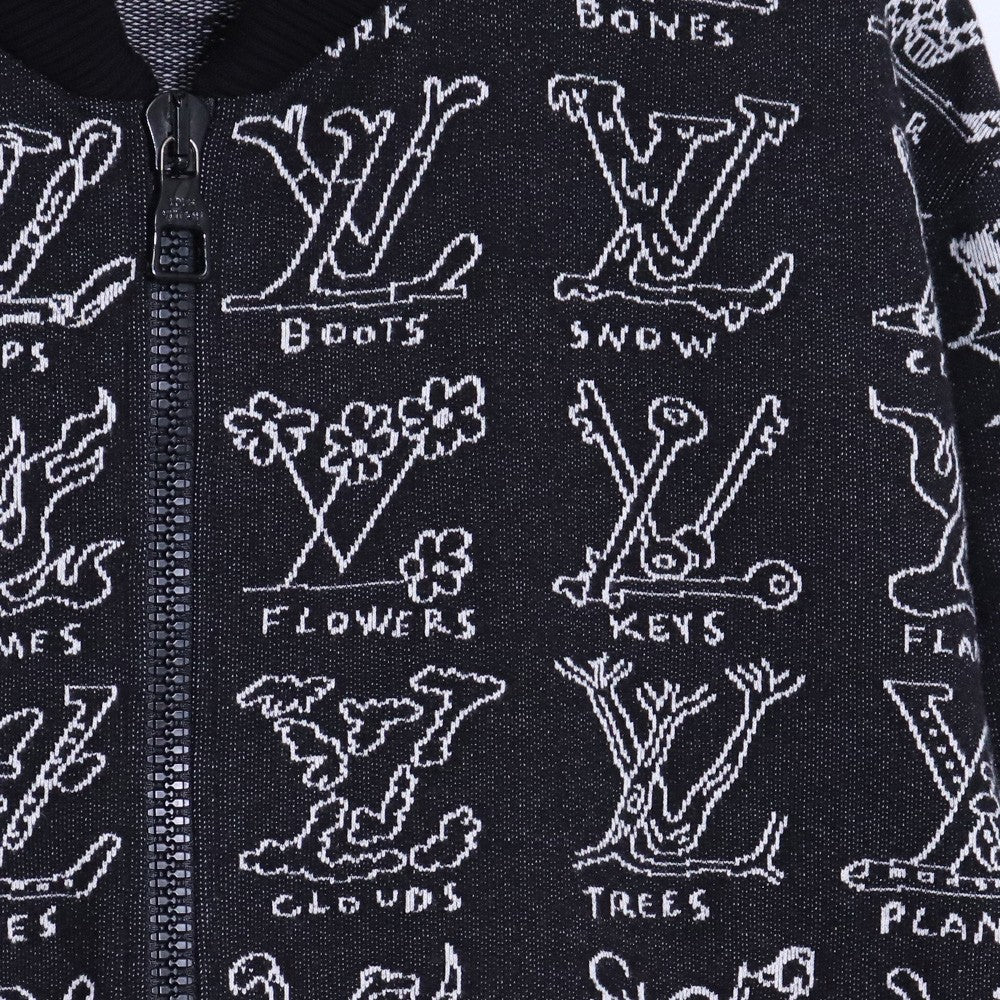 Louis Vuitton 21SS LV Cartoon Jacquard Zip Blouson Size L