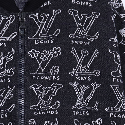 Louis Vuitton 21SS LV Cartoon Jacquard Zip Blouson Size L