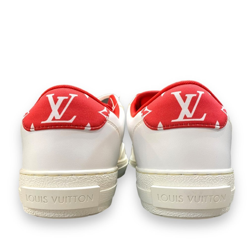 LOUIS VUITTON Charlie Line Sneakers White Red