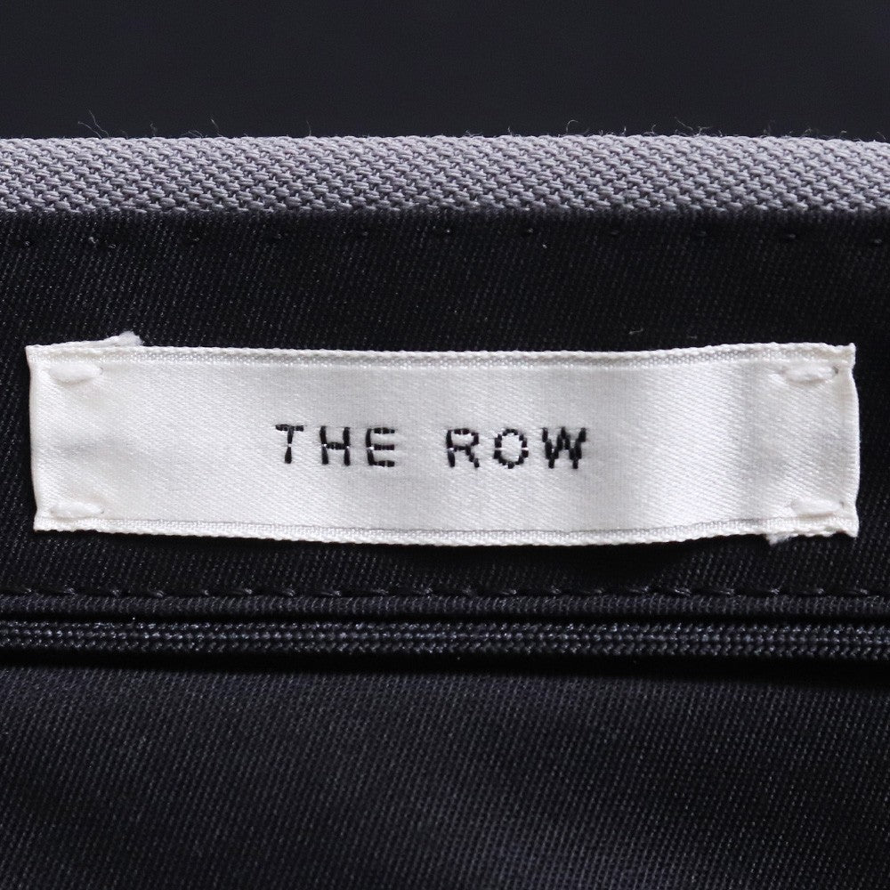THE ROW 2-Pleat Tapered Wool Slacks Gray Size US32