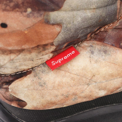 Supreme x TNF 16AW Nuptse Bootie Leaf Camo Boots Size 26cm