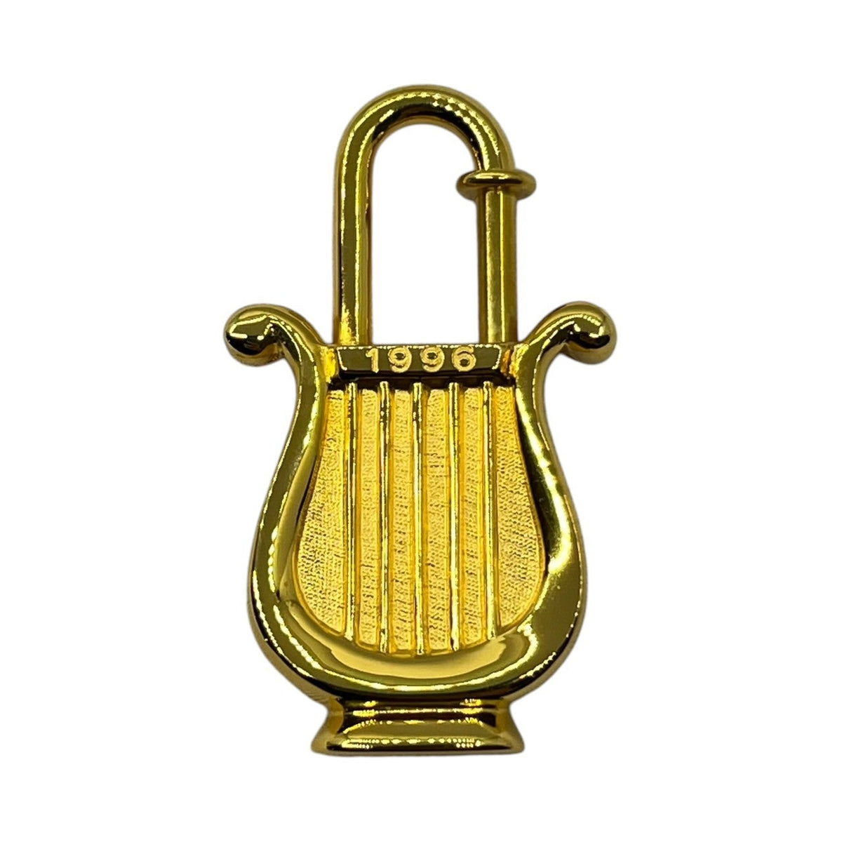 HERMES 1996 La Musique Harp Charm Gold