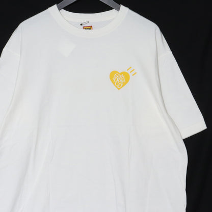GIRLS DON'T CRY x Human Made Logo T-Shirt White Size 2XL