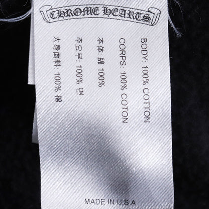 CHROME HEARTS Horseshoe Floral Cross Hoodie Black Size XXL