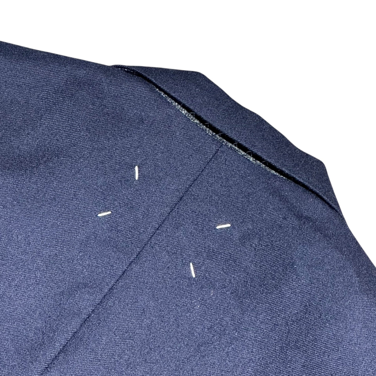 MAISON MARGIELA 22AW Stitch Wool Blazer Navy Jacket Size 44