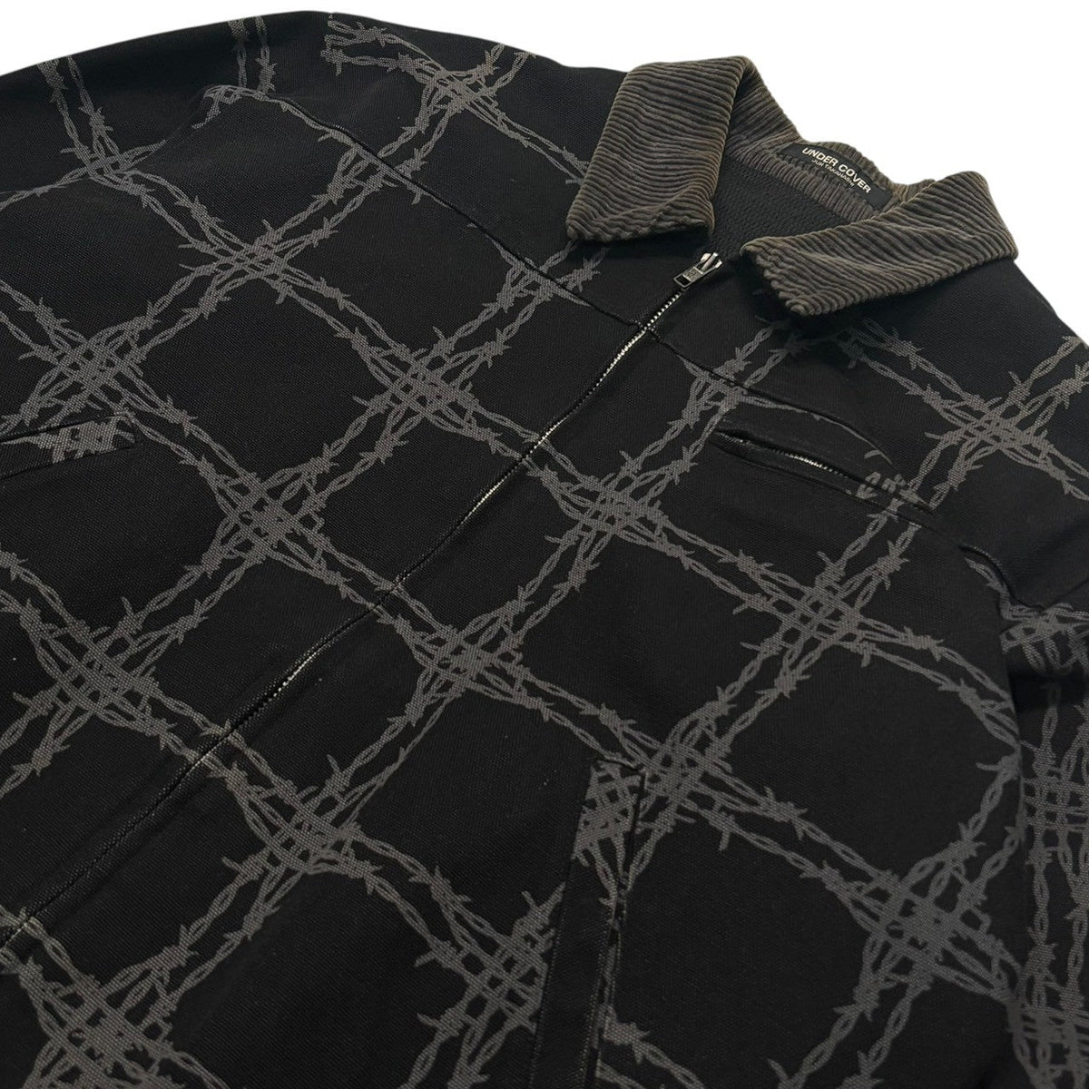 UNDERCOVER 96AW WIRE Barbed Wire Jacket Black Size FREE