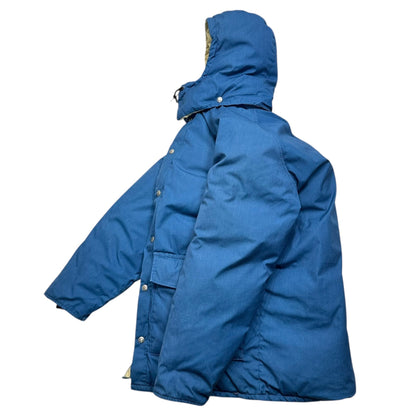 WOOLRICH 70s 65/35 Hooded Down Jacket Navy Size M