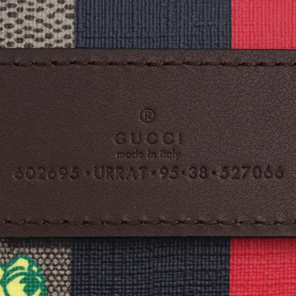 GUCCI ARIA 100th Pineapple GG Supreme Belt Bag Brown Size 95