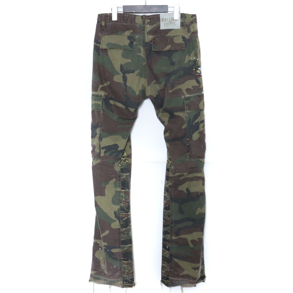 GALLERY DEPT. Camo Flare Carpenter Pants Khaki Size 31