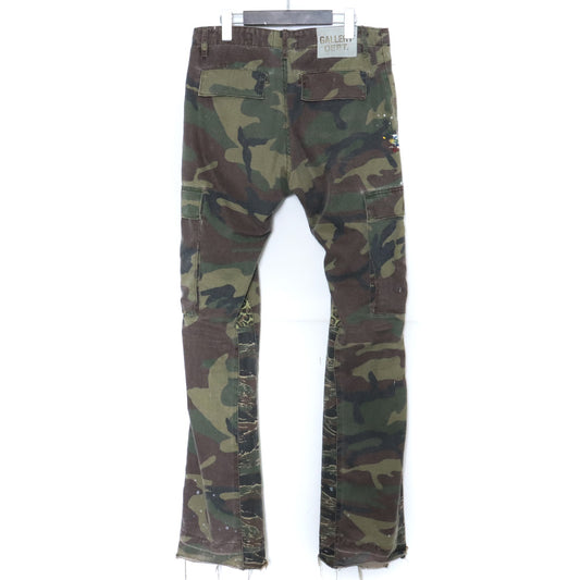 GALLERY DEPT. Camo Flare Carpenter Pants Khaki Size 31