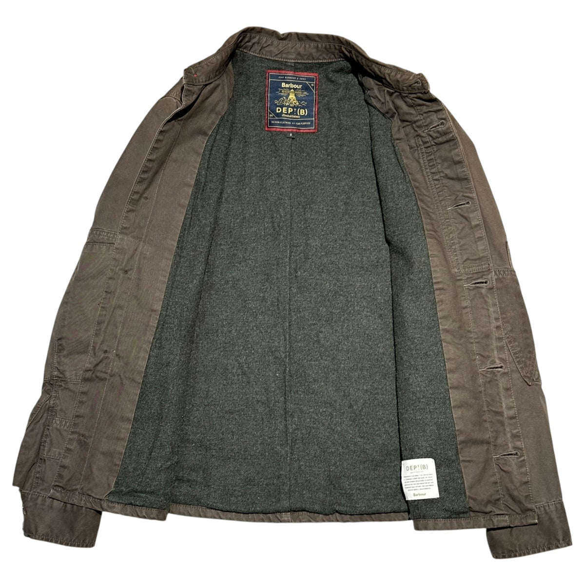 Barbour Dept. (B) Wool Liner Coverall Jacket Gray Size S