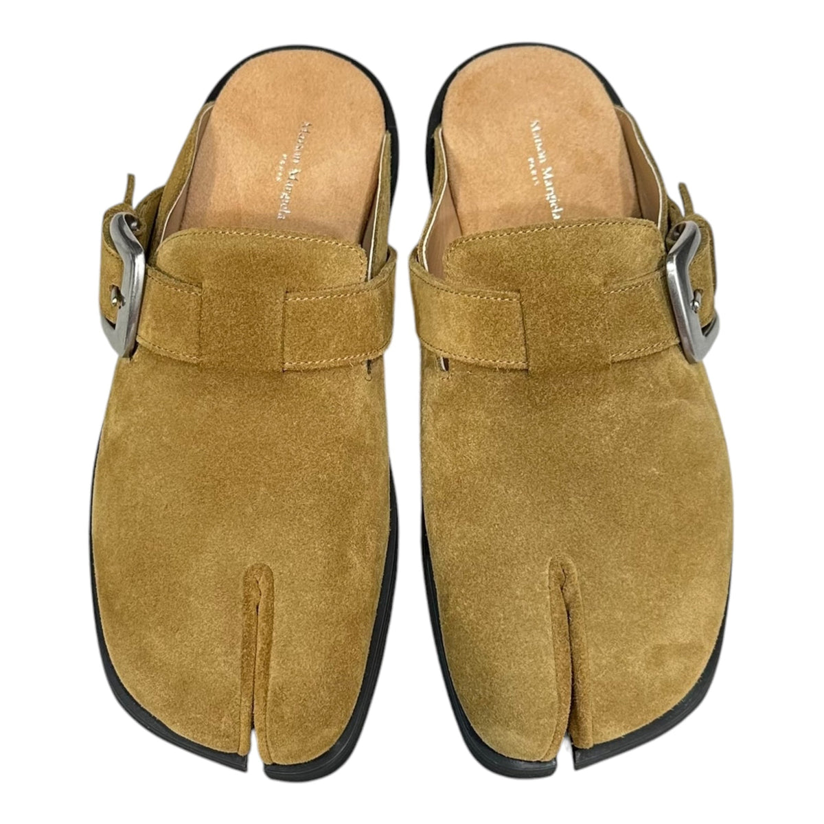 MAISON MARGIELA Tabi Anatomic Suede Sandals Cumin Size EU 40