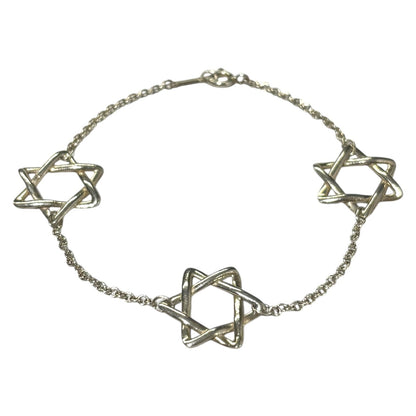 TIFFANY & CO. Elsa Peretti 3-Star Silver Bracelet