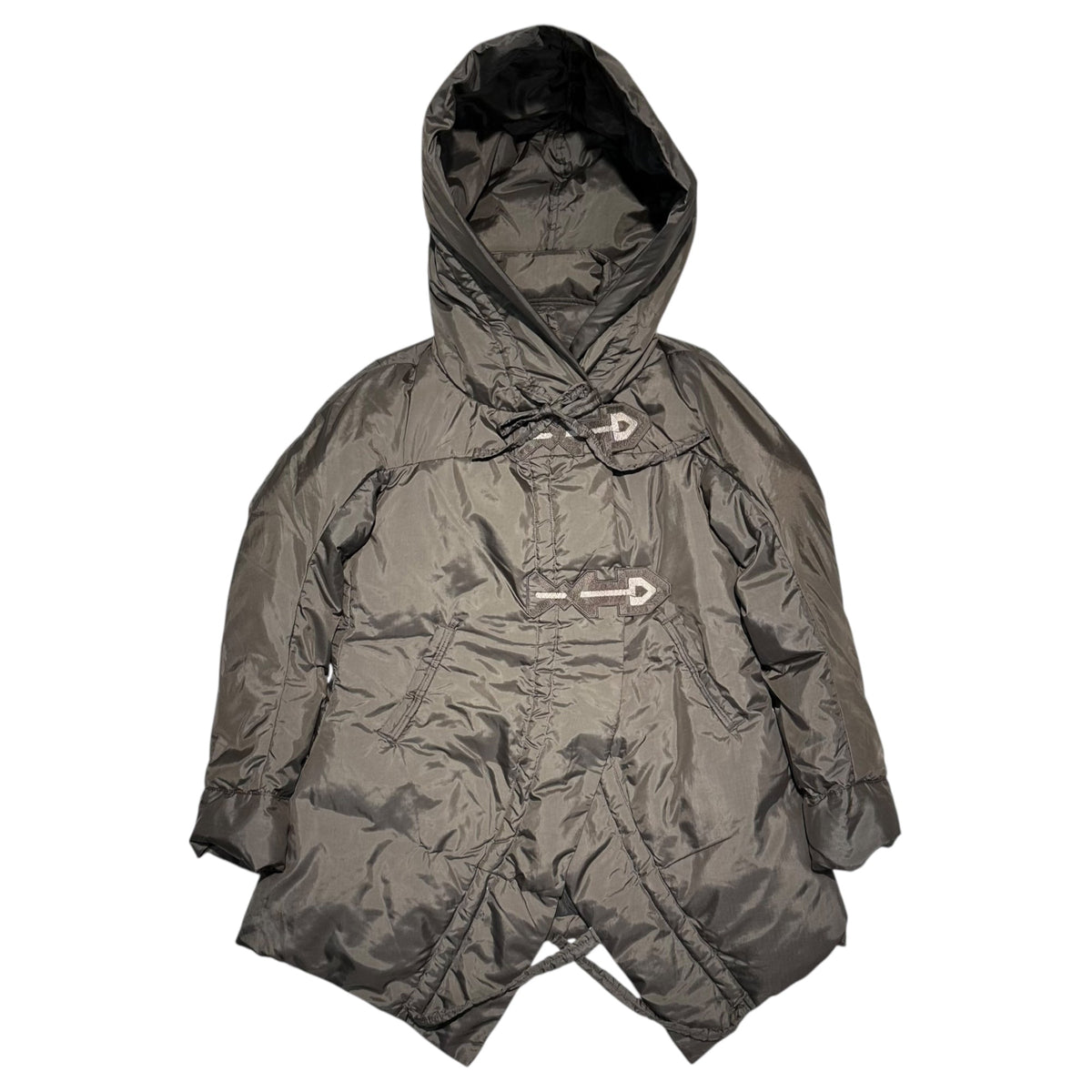 MARITHE FRANCOIS GIRBAUD 10AW Big Hood Coat Brown Size L