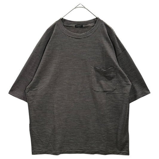 COMOLI 24SS Summer Wool Striped T-Shirt Size 2