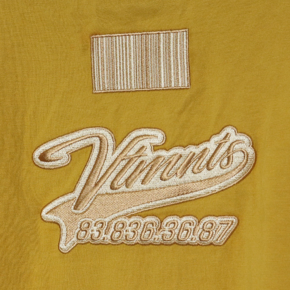 VTMNTS COLLEGE TSHIRT T College Logo T-Shirt Yellow Size XL