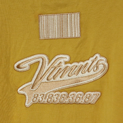 VTMNTS COLLEGE TSHIRT T College Logo T-Shirt Yellow Size XL