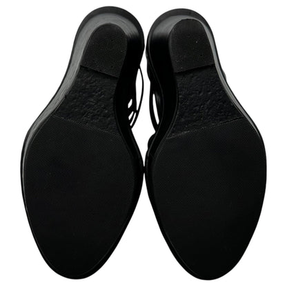 ANN DEMEULEMEESTER 12SS Wedge Sole Leather Sandals Size 37