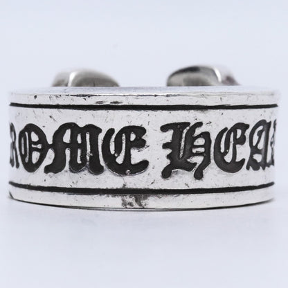 CHROME HEARTS LG Scroll Label Ring Silver Size ONE SIZE