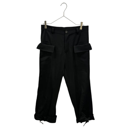YOHJI YAMAMOTO+NOIR Wool Gabardine Parachute Pants Size 3