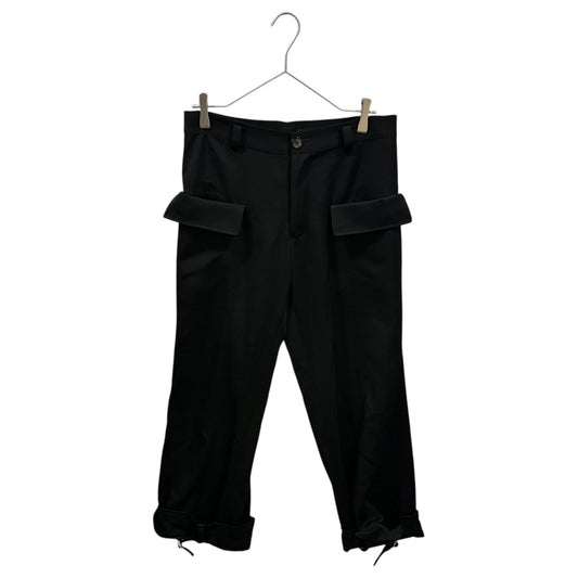 YOHJI YAMAMOTO+NOIR Wool Gabardine Parachute Pants Size 3