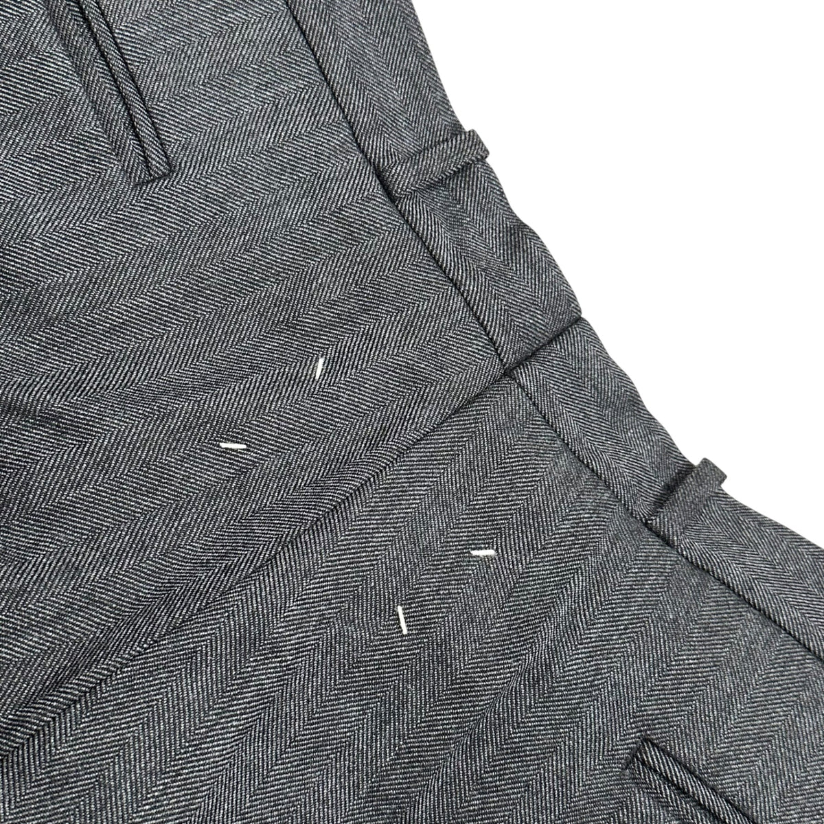 MAISON MARGIELA 22AW Herringbone Wool Suit Jacket Size 46