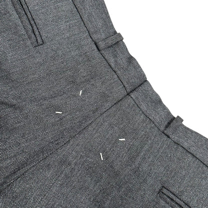 MAISON MARGIELA 22AW Herringbone Wool Suit Jacket Size 46