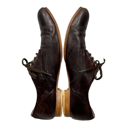 Christopher Nemeth 00s Toe-Stitched Dark Brown Sneakers Size 27.0cm