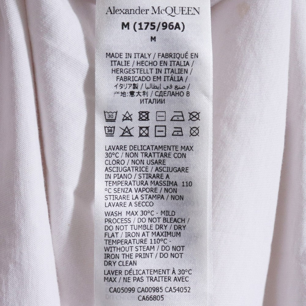 Alexander McQueen Big Logo T-Shirt White Size M