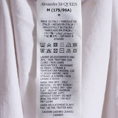 Alexander McQueen Big Logo T-Shirt White Size M