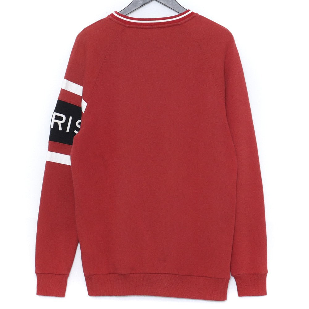 GIVENCHY 19SS 4G Emblem Embroidered Sweatshirt Red Size XS