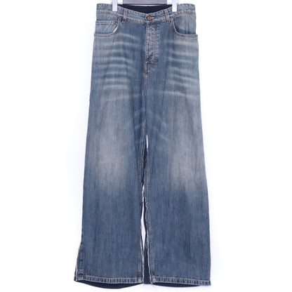 Balenciaga 23SS Hybrid Baggy Sweat Docking Jeans Pants Size S