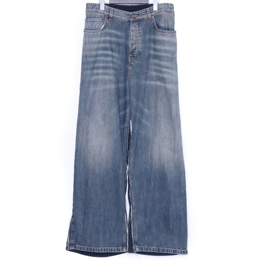 Balenciaga 23SS Hybrid Baggy Sweat Docking Jeans Pants Size S