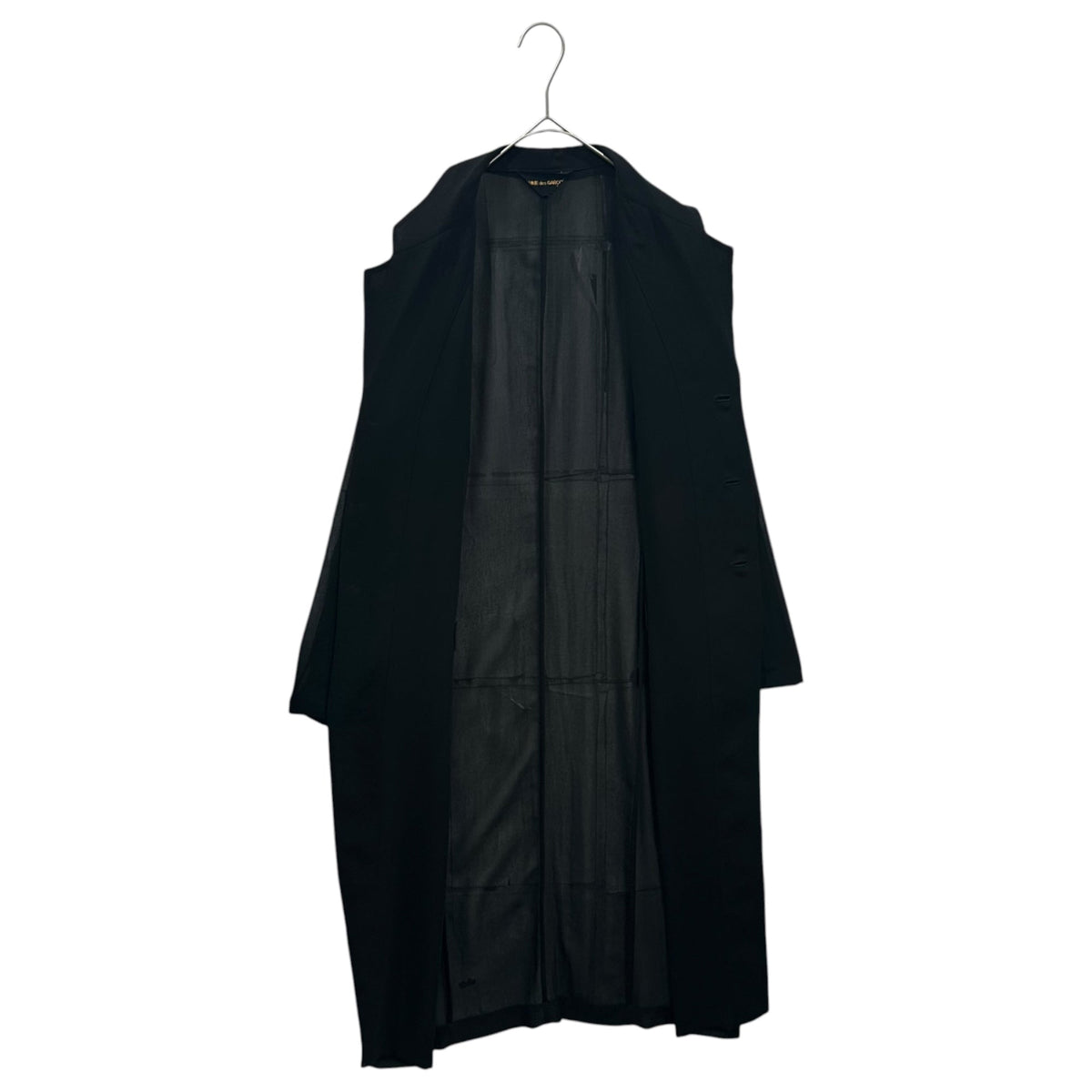 COMME des GARCONS 99SS Poly Sheer Long Coat Size FREE